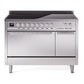 Ilve UPI486QMPSS Professional Plus Ii 48 Inch Electric Freestanding Range In Stainless Steel With Trim