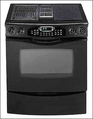 Jennair JES9860AAB Slide-In Downdraft Electric Range