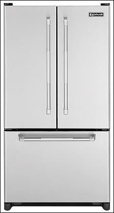 Jennair JFC2087HRP Pro-Style® 20 Cu. Ft. French Door Cabinet-Depth Bottom Freezer