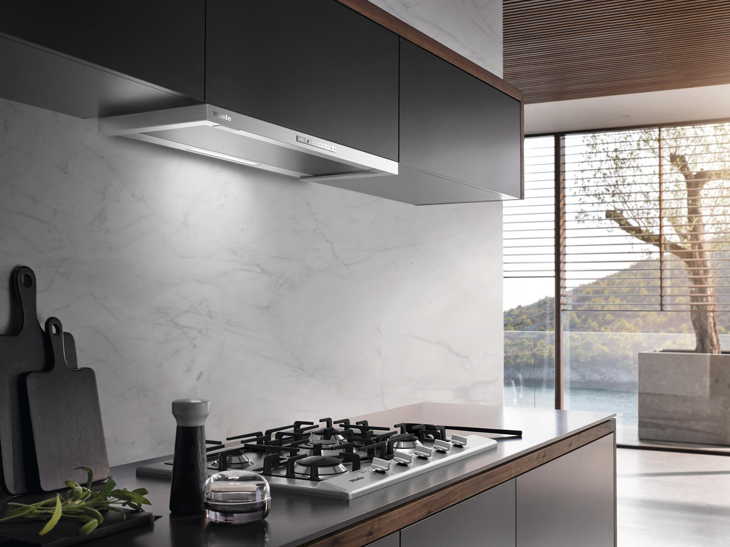 Miele DAS4720 Das 4720 - Built-In Ventilation Hood For Installation In Narrow Upper Cabinets With Easyswitch Controls