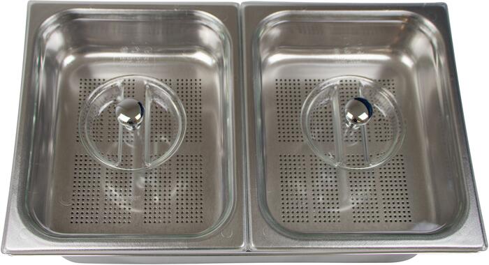 Ilve G00202 Stainless Steel Steam Cooker Basins