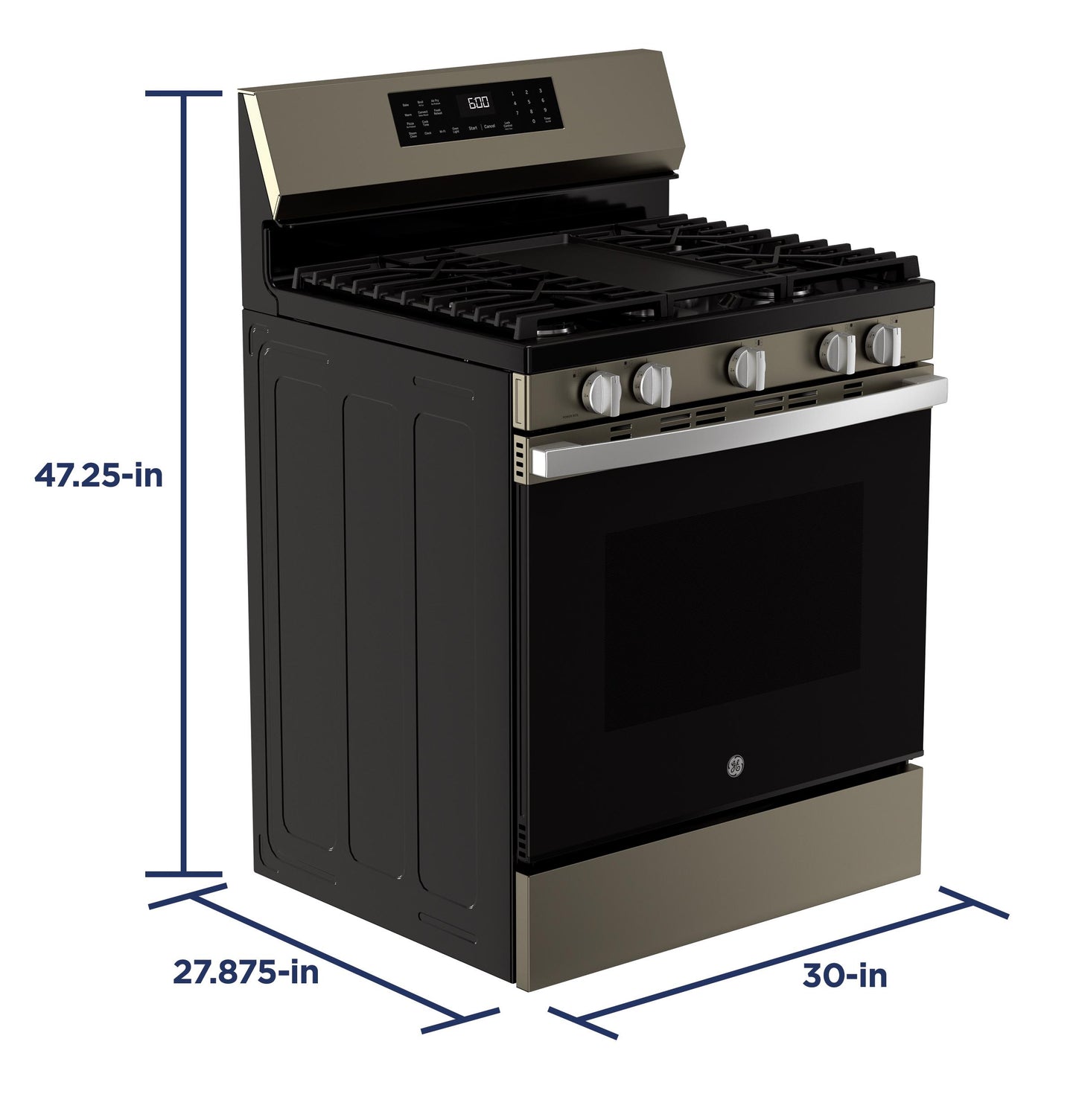 Ge Appliances GGF600AVES Ge® 30" Free-Standing Gas Convection Range With No Preheat Air Fry And Easywash&#8482; Oven Tray