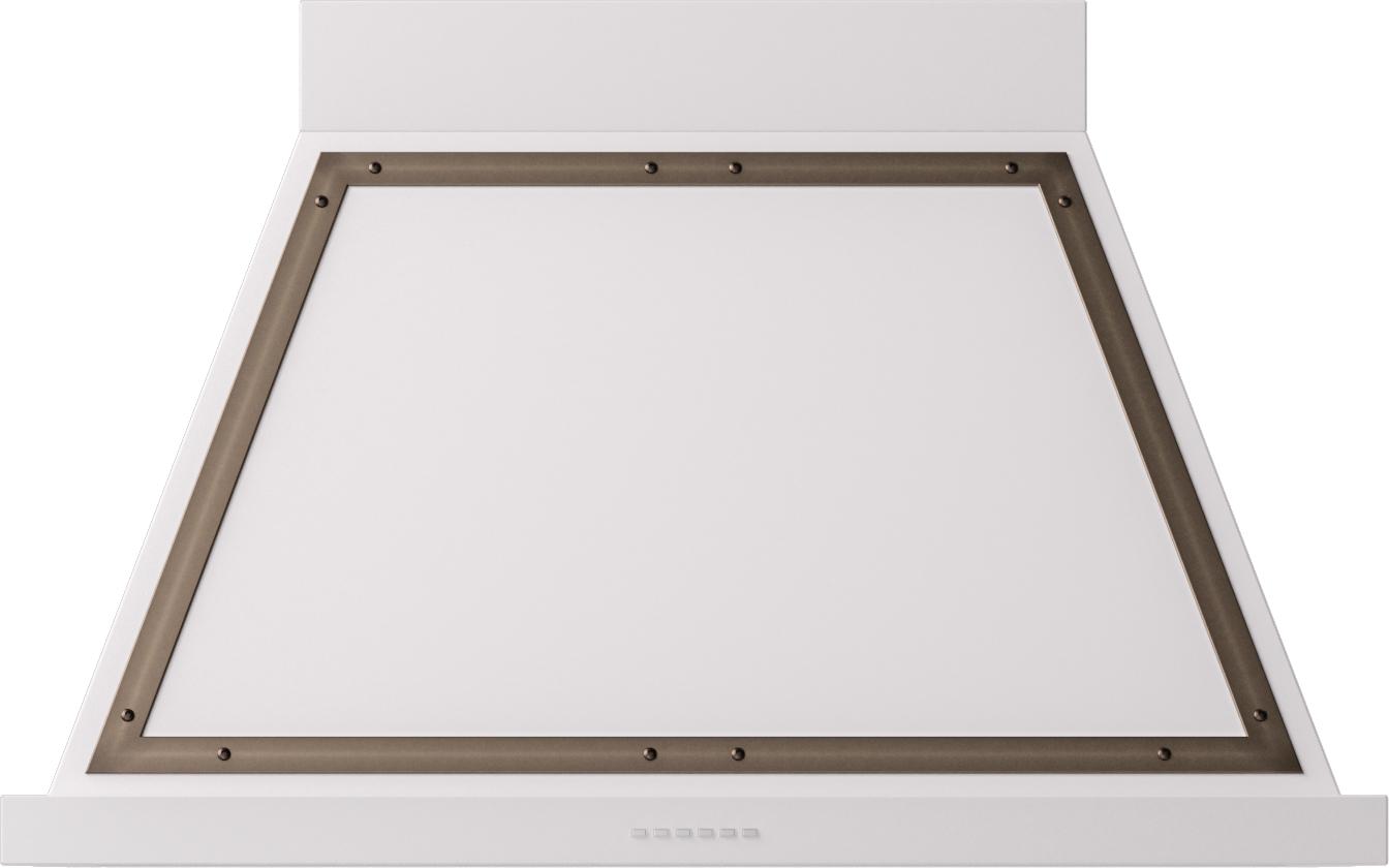 Ilve UANB40WHB Ilve Uanb40Whb Nostalgie 40" Hood In White With Bronze Trim