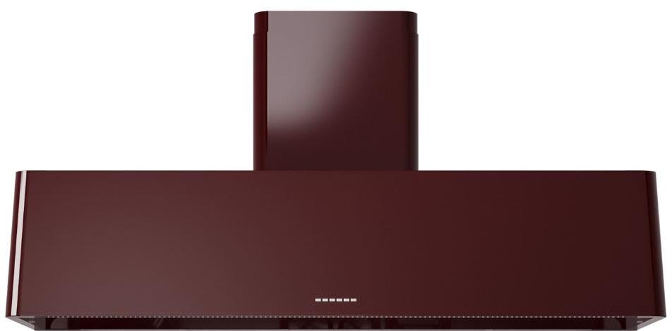 Ilve UAG60BU Nostalgie 60 Inch Burgundy Wall Mount Range Hood