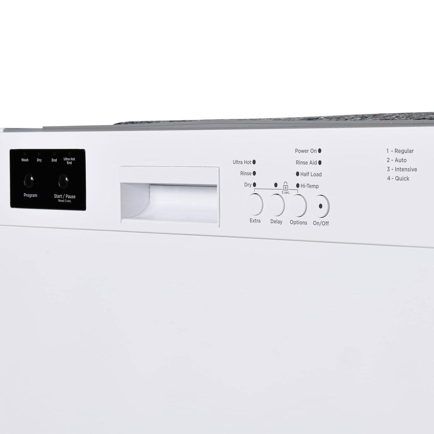 Danby DDW2400EW Danby 24" Wide Built-In Dishwasher In White