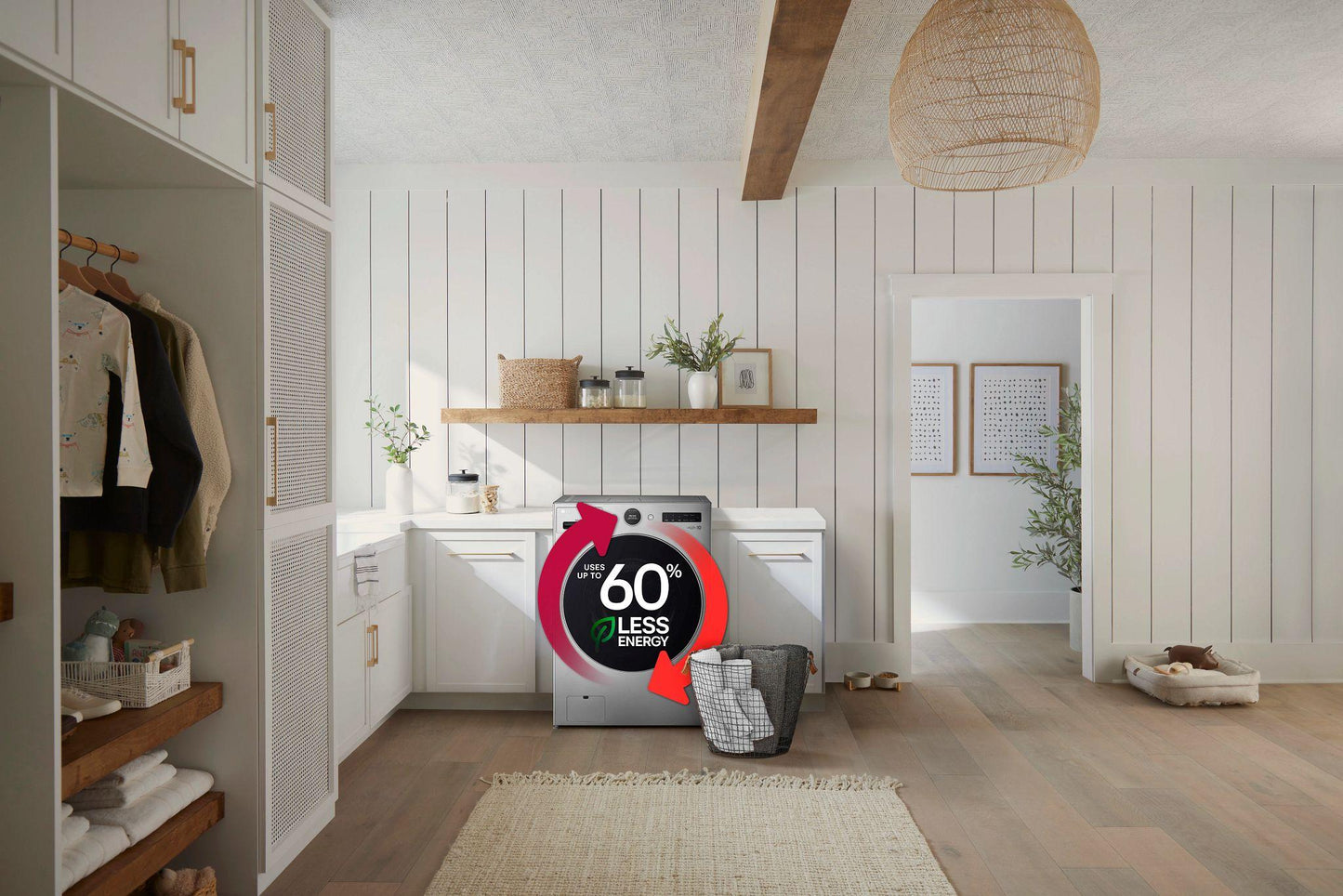 Lg WM6998HVA Ventless Washer/Dryer Combo Lg Washcombo&#8482; All-In-One 5.0 Cu. Ft. Mega Capacity With Inverter Heatpump&#8482; Technology And Direct Drive Motor