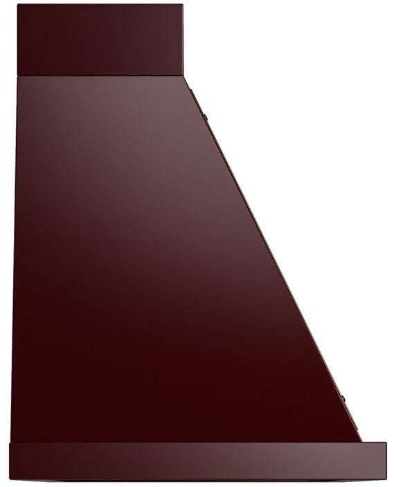 Ilve UANB48BUG Nostalgie 48 Inch Burgundy Wall Mount Range Hood