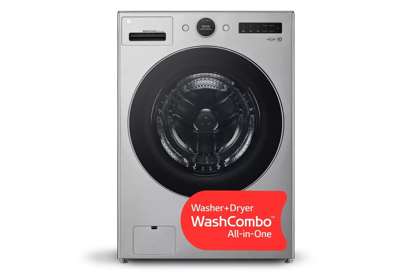 Lg WM6998HVA Ventless Washer/Dryer Combo Lg Washcombo&#8482; All-In-One 5.0 Cu. Ft. Mega Capacity With Inverter Heatpump&#8482; Technology And Direct Drive Motor