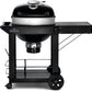 Napoleon Bbq PRO22KCART3 Professional 22 Charcoal Cart 22-Inch Kettle Grill With Cart , Charcoal, Black