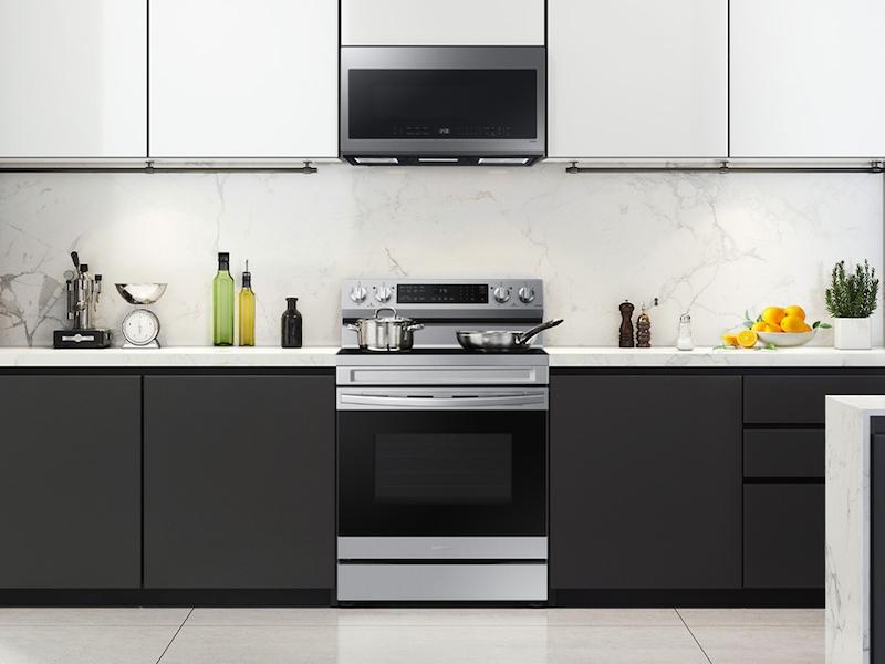 Samsung NE63D6511SR 6.3 Cu. Ft. Smart Freestanding Energy Star® Certified Electric Range With Air Fry In Stainless Steel