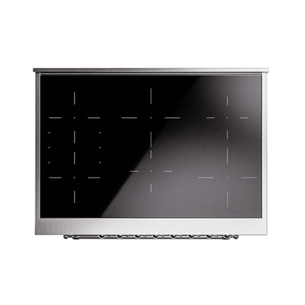 Ilve UNI366QNMPSSC Ilve Uni366Qnmpssc Nostalgie Ii Noblesse 36" Induction Range (Solid Door, Stainless Steel, Chrome)