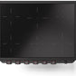 Ilve UPMI09S3MK Panoramagic 36 Inch Electric Freestanding Range In Matte Black With Trim