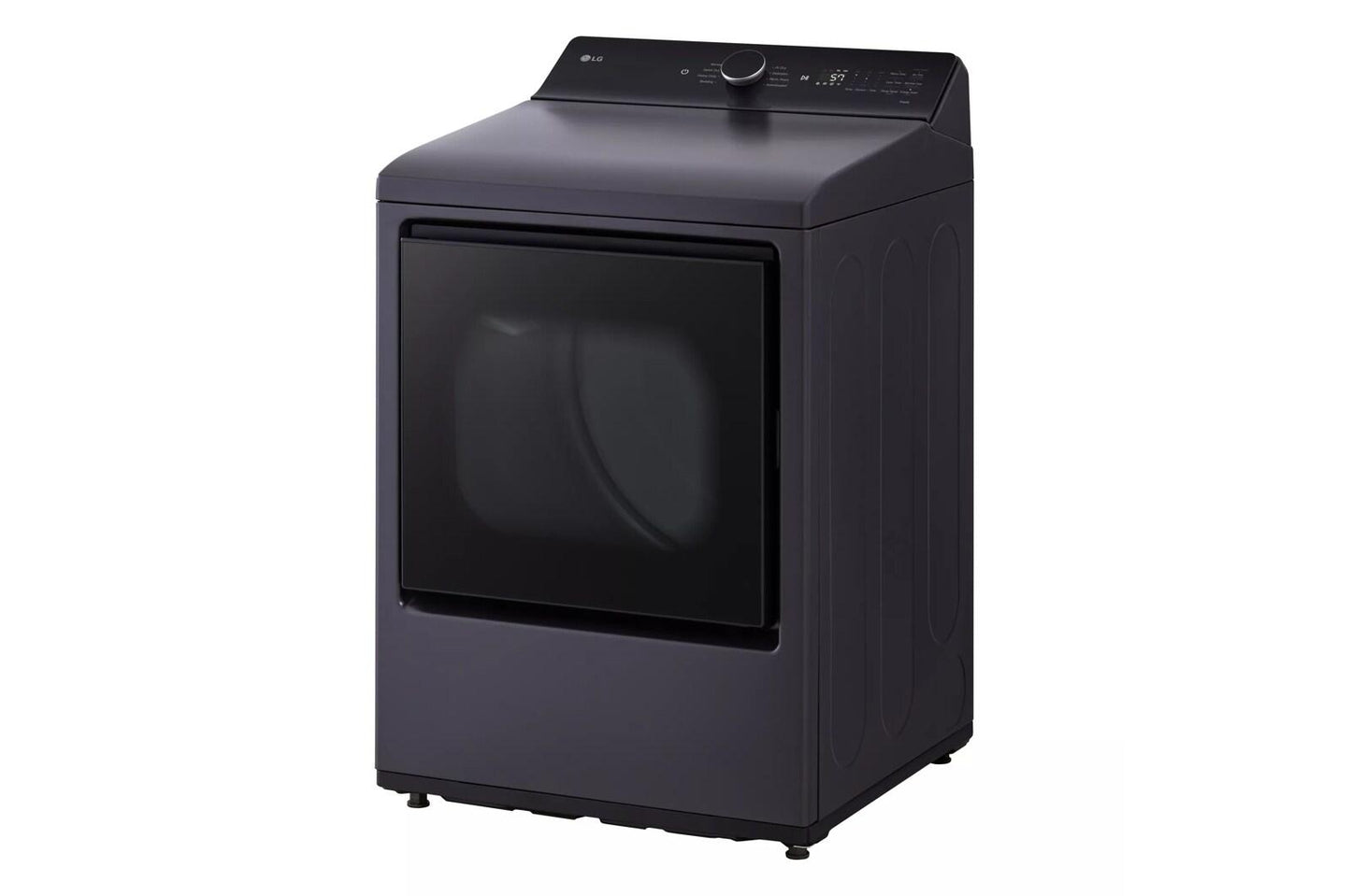 Lg DLE8400BE 7.3 Cu. Ft. Ultra Large Capacity Rear Control Electric Dryer With Lg Easyload&#8482; Door And Ai Sensing