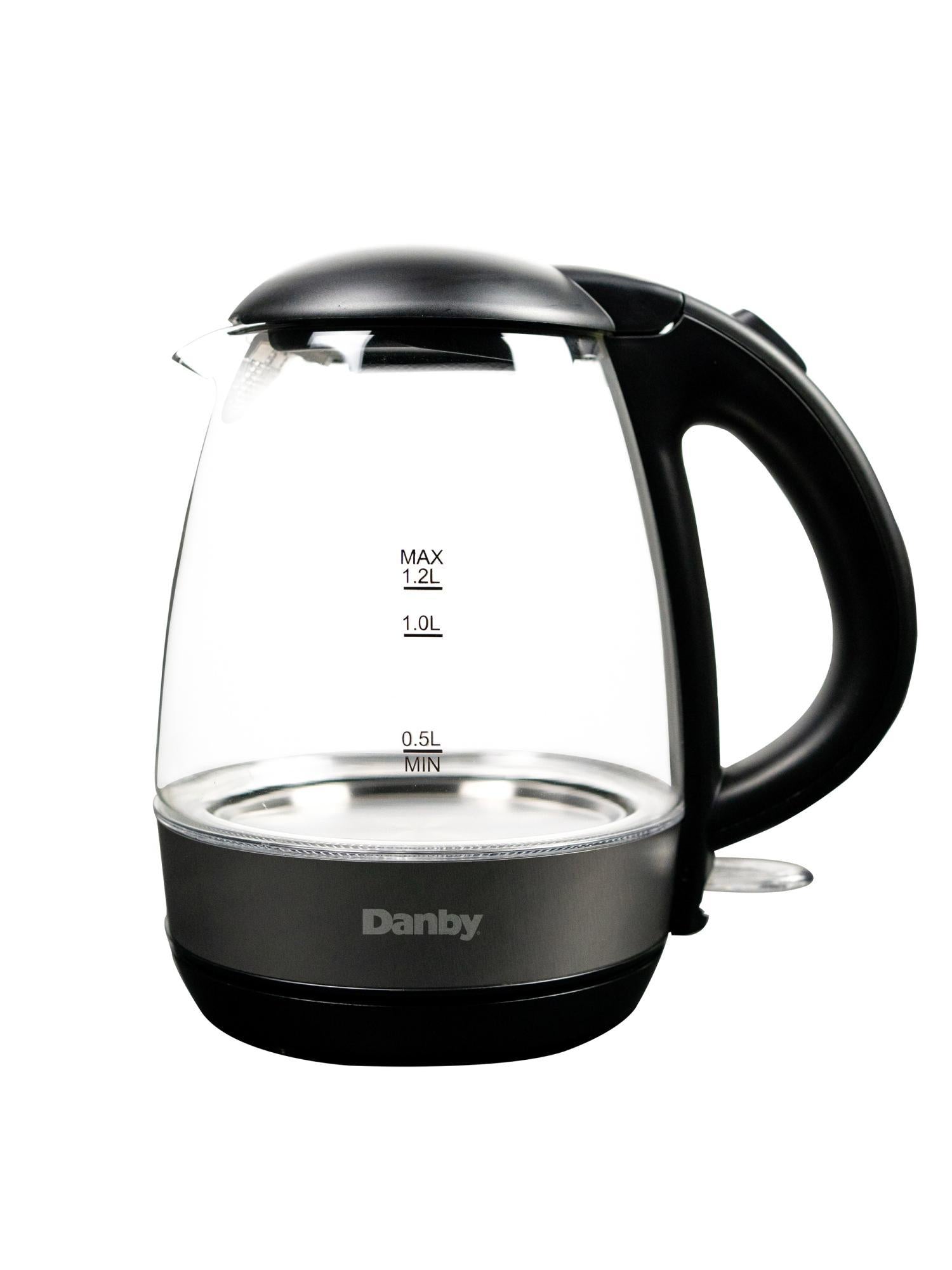 Danby DBKT12013BD11 Danby 1.2L Glass Kettle In Black