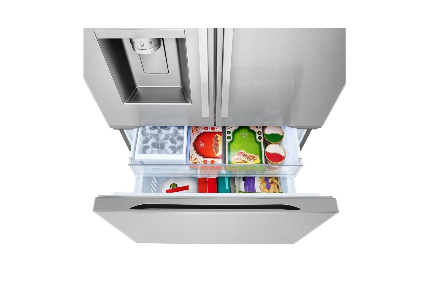 Lg LF24Z6530S Lg Counter-Depth Max&#8482; With Zero Clearance&#8482; 3-Door French Door Refrigerator With Thin Door Design