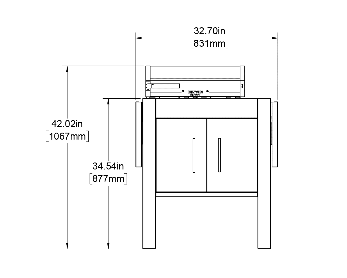 Kenyon C70429CF Signature Grill + Stand