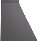 Ilve UANB48MGP Nostalgie 48 Inch Matte Graphite Wall Mount Range Hood