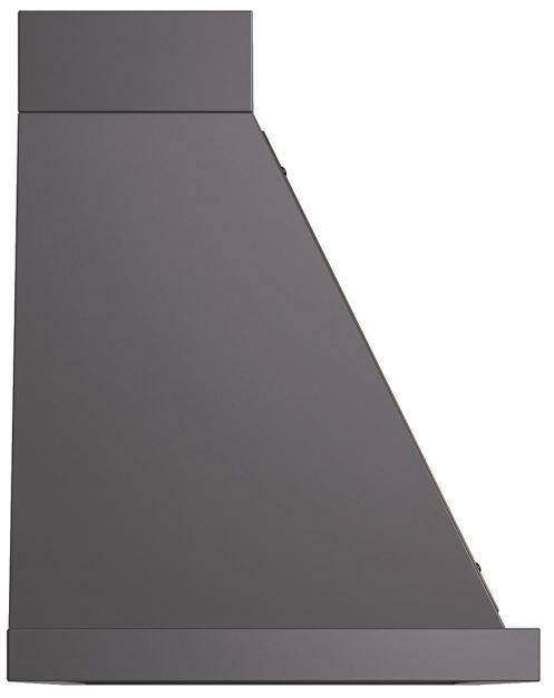 Ilve UANB48MGP Nostalgie 48 Inch Matte Graphite Wall Mount Range Hood