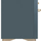 Ilve UMD10FDNS3BGGLP Majestic Ii 40 Inch Dual Fuel Liquid Propane Freestanding Range In Blue Grey With Brass Trim