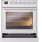 Ilve UPI304WMPWH Professional Plus Ii 30 Inch Electric Freestanding Range In White With Trim