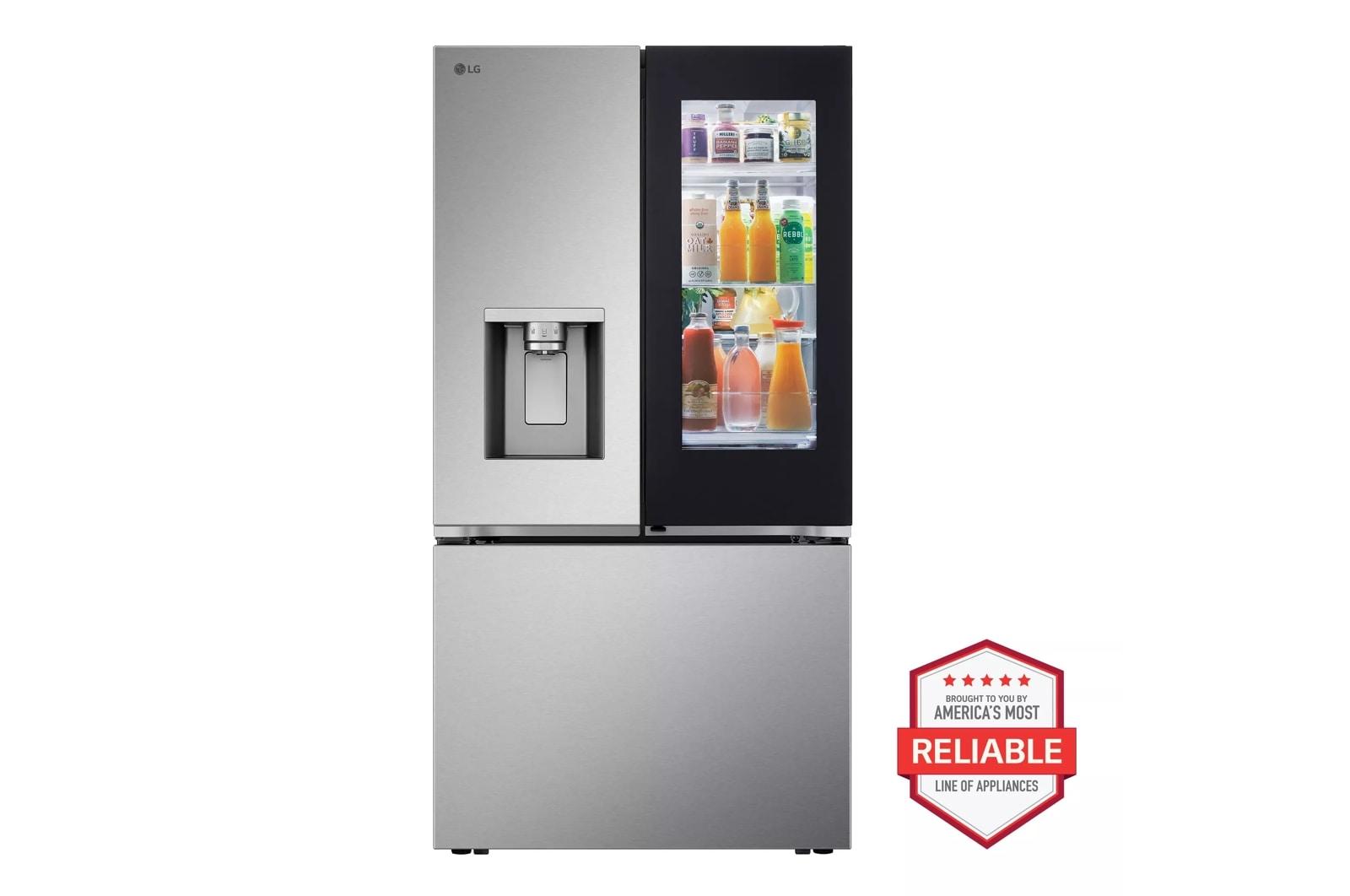 Lg LF31S6360S 31 Cu. Ft. Smart Standard-Depth Max™ French Door Refrigerator With Instaview® Door-In-Door®