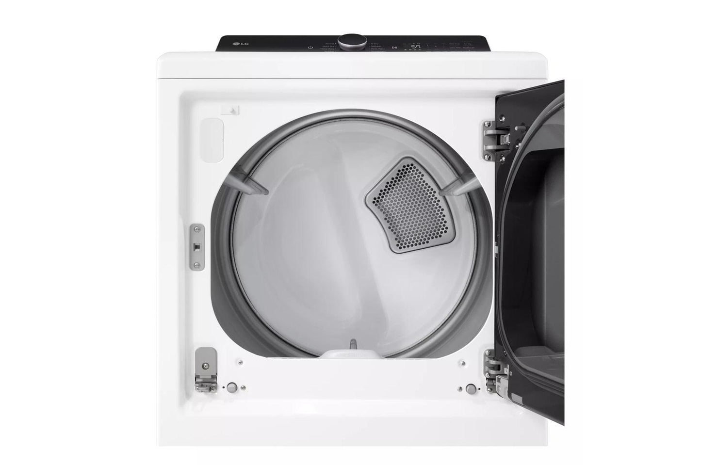 Lg DLE8400WE 7.3 Cu. Ft. Ultra Large Capacity Rear Control Electric Dryer With Lg Easyload&#8482; Door And Ai Sensing