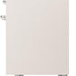 Ilve UPD40FNMPAWC Nostalgie Ii 40 Inch Dual Fuel Natural Gas Freestanding Range In Antique White With Chrome Trim