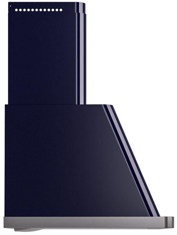 Ilve UAM90MB Majestic 36 Inch Blue Wall Mount Range Hood