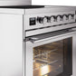 Ilve UPI304WMPSS Professional Plus Ii 30 Inch Electric Freestanding Range In Stainless Steel With Trim