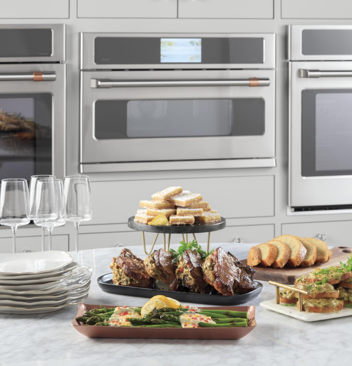 Cafe CSB913P2VS1 Café&#8482; 30" Smart Five In One Oven With 120V Advantium® Technology