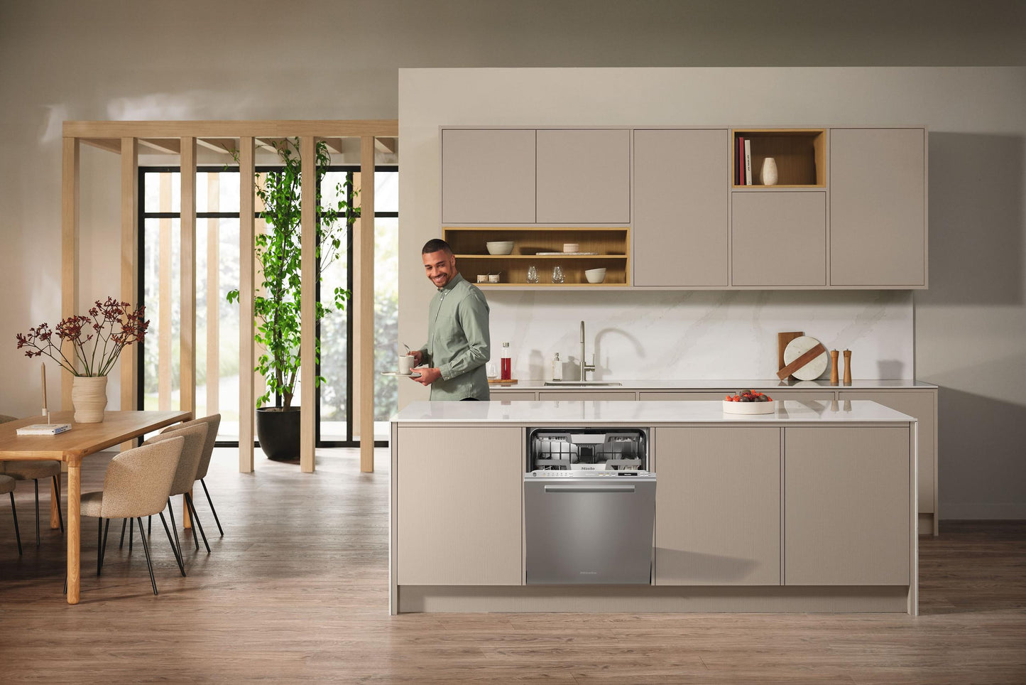 Miele G7186SCVISFP AUTODOS STAINLESS STEEL G 7186 Scvi Sfp Autodos - Fully-Integrated, Full-Size Dishwasher With Automatic Dispensing Thanks To Autodos With Integrated Powerdisk.