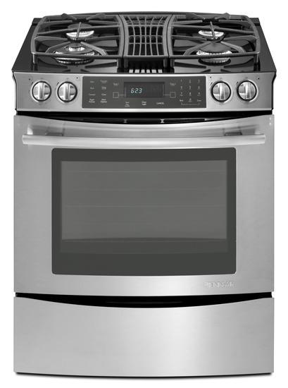 Jennair JGS9900CDS Stainless Steel Jenn-Air® Slide-In Gas Downdraft Range With Convection, 30