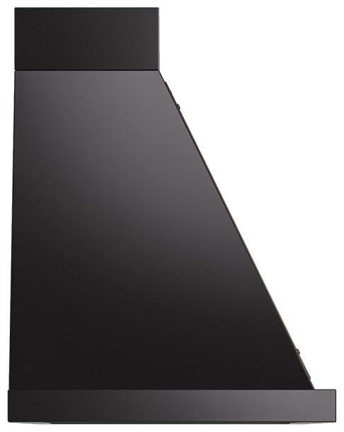 Ilve UANB40BKP Nostalgie 40 Inch Glossy Black Wall Mount Range Hood