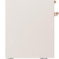 Ilve UPDI406NMPAWP Nostalgie Ii 40 Inch Electric Freestanding Range In Antique White With Copper Trim