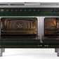 Ilve UP48FSNMPEGBLP Nostalgie Ii 48 Inch Dual Fuel Liquid Propane Freestanding Range In Emerald Green With Bronze Trim