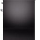 Ilve UPI304NMPBKC Nostalgie Ii 30 Inch Electric Freestanding Range In Glossy Black With Chrome Trim