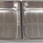 Ilve G00202 Stainless Steel Steam Cooker Basins