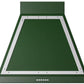 Ilve UANB30EGC Nostalgie 30 Inch Emerald Green Wall Mount Convertible Range Hood