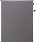 Ilve UP30NMPMGPLP Nostalgie Ii 30 Inch Dual Fuel Liquid Propane Freestanding Range In Matte Graphite With Copper Trim