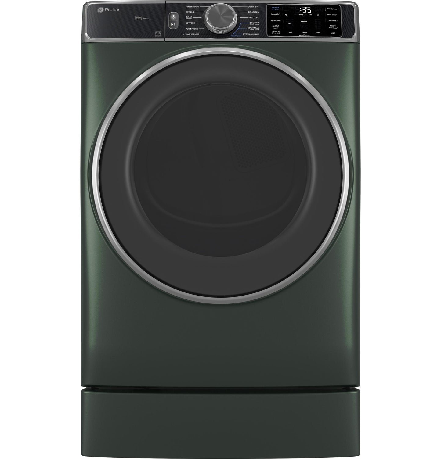 Ge Appliances PFD95ESPWGN Ge Profile&#8482; Energy Star® 7.8 Cu. Ft. Capacity Smart Front Load Electric Dryer With Steam And Sanitize Cycle