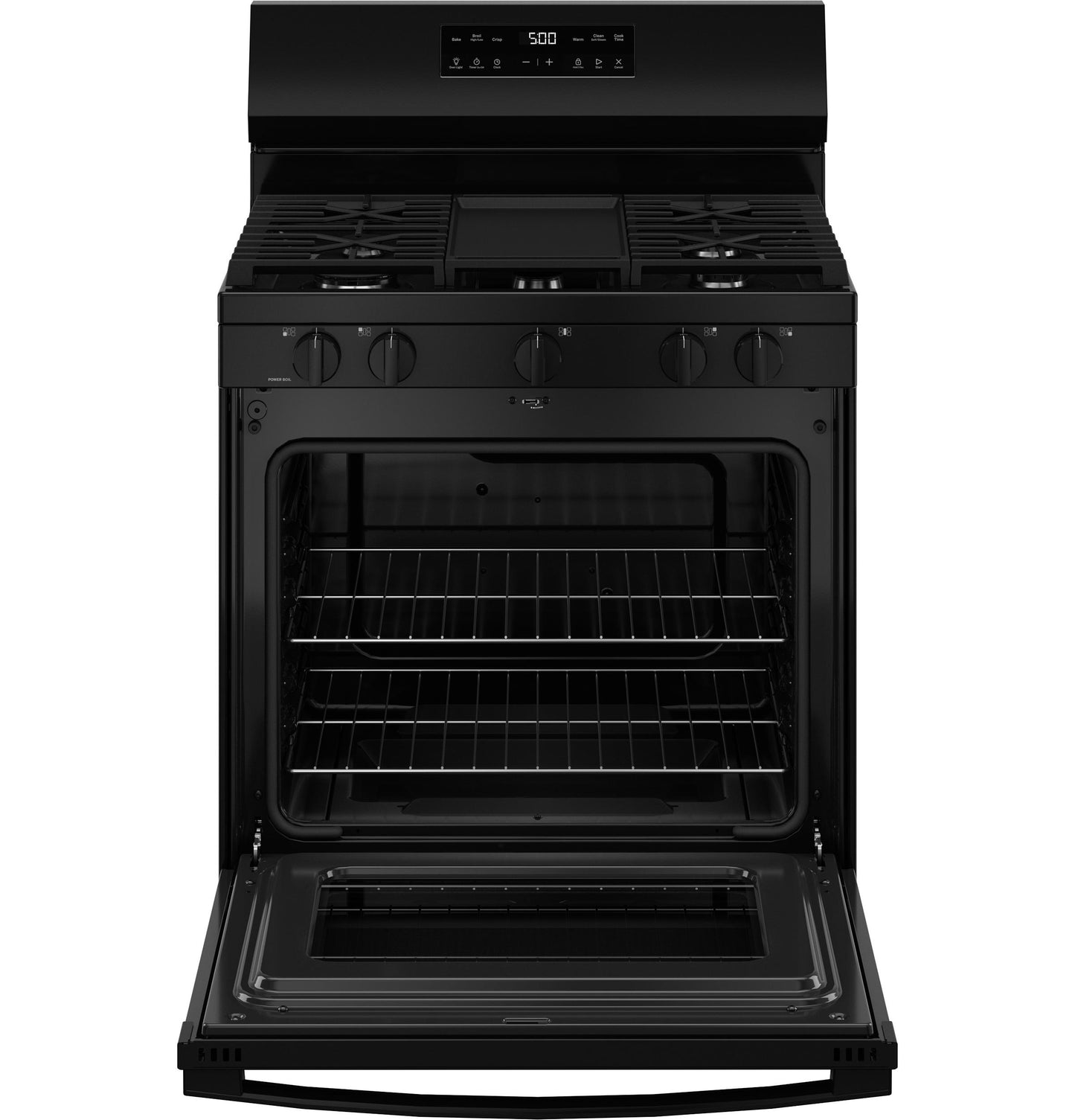 Ge Appliances GGF500PVBB Ge® 30" Free-Standing Gas Range With Crisp Mode