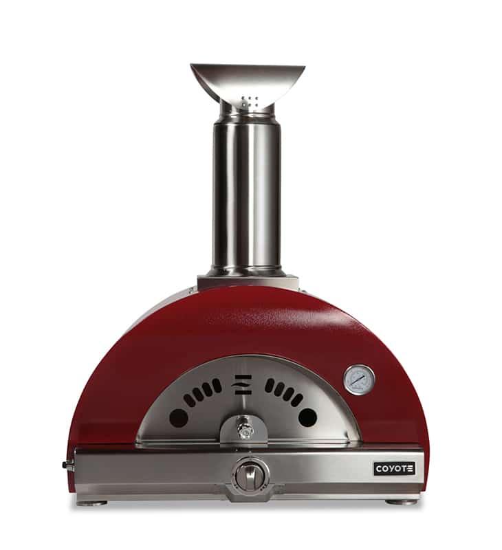 Coyote C1PZ30HR 30" Hybrid Multi-Fuel Outdoor Pizza Oven Red