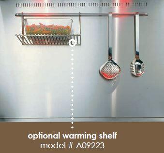 Ilve A09223 Warming Shelf For Backsplash