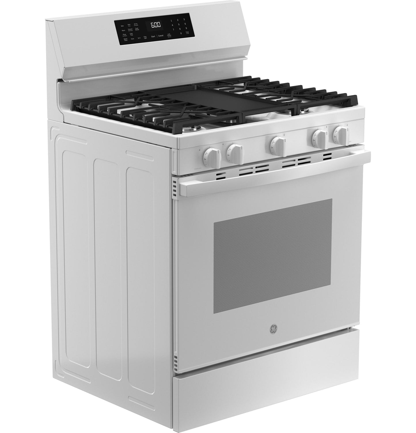 Ge Appliances GGF600AVWW Ge® 30" Free-Standing Gas Convection Range With No Preheat Air Fry And Easywash&#8482; Oven Tray