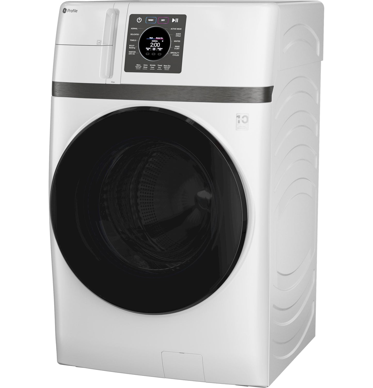 Ge Appliances PFQ83HSSWWW Ge Profile&#8482; Energy Star® 4.6 Cu. Ft. Capacity Ultrafast Combo With Ventless Inverter Heat Pump Technology Washer/Dryer