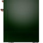 Ilve UP48FNMPEGPLP Nostalgie Ii 48 Inch Dual Fuel Liquid Propane Freestanding Range In Emerald Green With Copper Trim