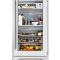 True Residential TR30RBFRSGA 30 Inch Stainless Glass Door Right Hinge Refrigerator With Bottom Freezer