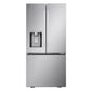 Lg LF25H6330S 25 Cu.Ft. 3-Door French Door Refrigerator With New Hybrid Handle Design And External Ice And Water Dispenser