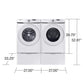 Samsung DV45DG6000HW 7.5 Cu. Ft. Large Capacity Ventless Hybrid Heat Pump Dryer With Wi-Fi In White