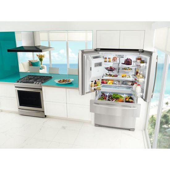 Jennair JFX2897DRM 69" Standard-Depth French Door Refrigerator